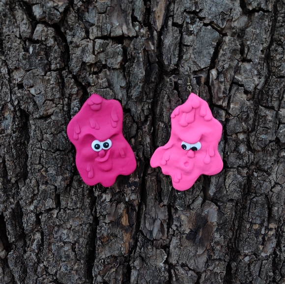 💗🌸Earrings 🌺Funny 💮Face - Picture 1 of 5